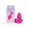 Gemma Purple Gem Pink Silicone Plug