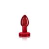 Vibrating Red Metal Remote Plug