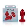 Vibrating Red Metal Remote Plug