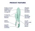 Satisfyer Air Pump Bunny 5 Plus Inflatable Rabbit  Vibrator